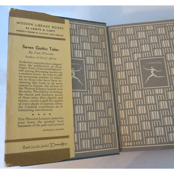 SEVEN GOTHIC TALES Isak Dinesen 1934 Hardcover Dust Jacket Modern Library Witch - Picture 5 of 12